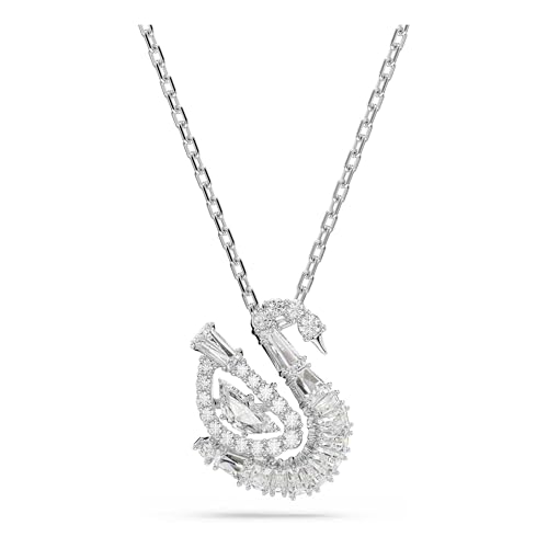 スワロフスキー　ネックレス　Swan スワン　ブラック　ホワイト正規品新品箱付 SWAROVSKI ネックレス 「公式」「スワロフスキー」Swan